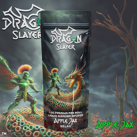Giggles - Dragon Slayers | Apple Jax | Infused Pre-roll | 1.2g - 1