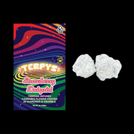 Crème De Canna - Creme De Canna Terpys Diamond Infused Flower Strawberry Daiquiri 1g (I) - 1