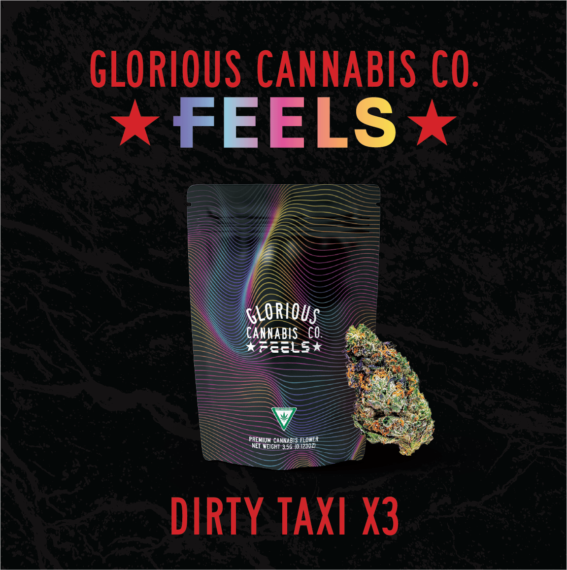 Glorious Cannabis Company - Dirty Taxi x3 - 1