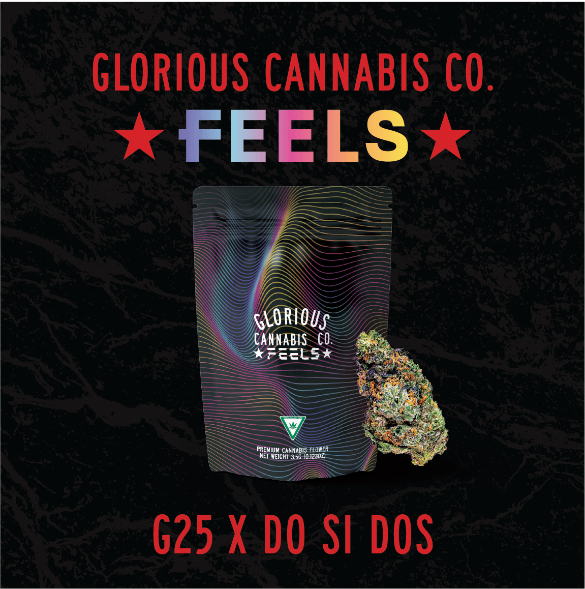Glorious Cannabis Company - G25 x Do Si Dos | Feels 1/8s | Glorious Cannabis Co. - 1