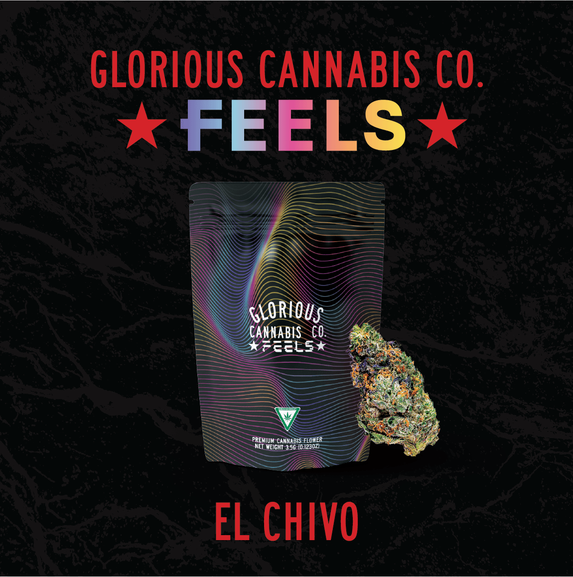 Glorious Cannabis Company - El Chivo | Feels 1/8s | Glorious Cannabis Co. - 1
