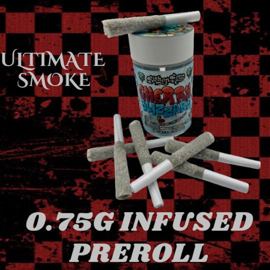 Bishop Boyz - Bishop Boyz Cherry Blizzard 7-pk Double Diamond Infused Prerolls - 1