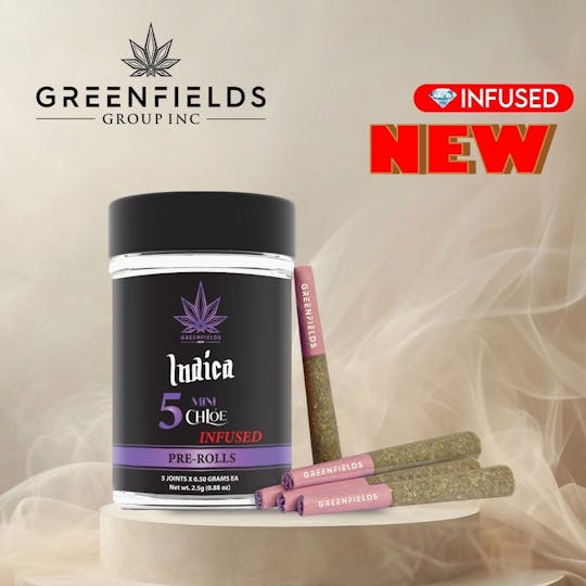 Greenfields Group - Sugar Daddy – Kief / Crumble Infused Mini Pre-Rolls | 5-Pack (2.5g) Hybrid - 1