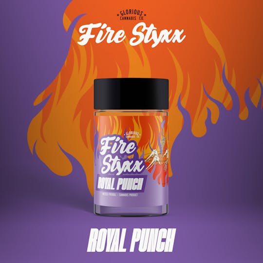 Glorious Cannabis Company - Fire Styxx 4x.5G | Royal Punch | Glorious Cannabis Co. - 1