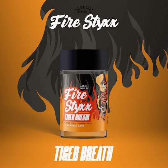 Glorious Cannabis Company - Fire Styxx 4x.5G | Tigers Breath | Glorious Cannabis Co. - 1