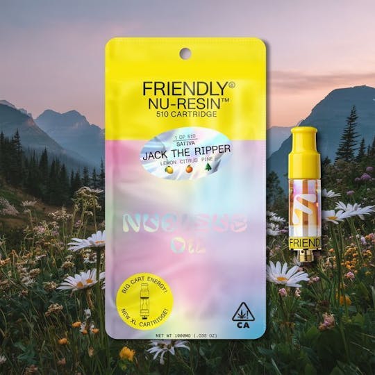 Friendly Brand - Jack The Ripper - 1g Nucleus Live Resin 510 Cart - 1