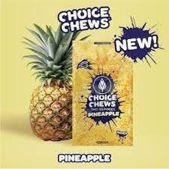 Choice Chews - Choice Chews - Pineapple (Indica) - 100mg 20pk - 1