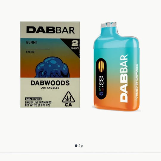 Dabwoods - VAPE - DABBAR 2.0 LIQUID DIAMONDS GUMMI 2G - 1