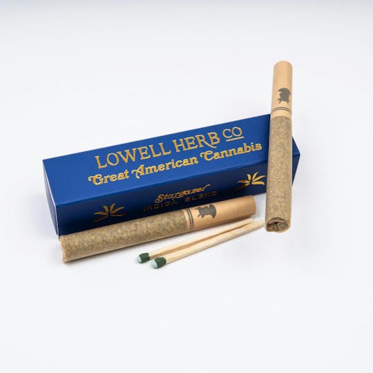 Lowell Herb Co. - Lowell Smokes | 2-Pack Pre-Roll | Stargazer (Indica) | .58g each - 1