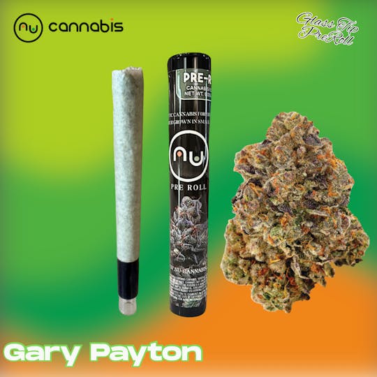 Nu Cannabis Brand - NuCannabis - Gary Payton 1.2g GLASS TIP Pre-Roll - INDOOR PREMIUM FLOWER - 1