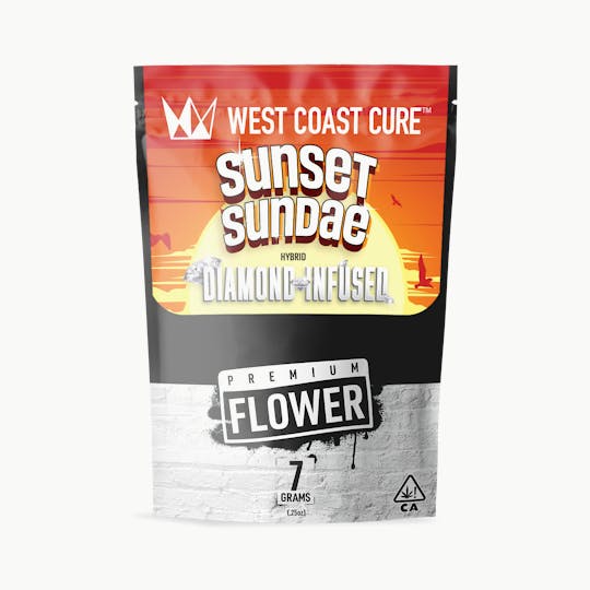 West Coast Cure - Sunset Sundae - 7G Diamond Infused Premium Flower - 1