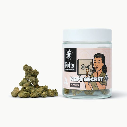 Solis - Kept Secret | Jarred Flower (28g) | Indica - 1