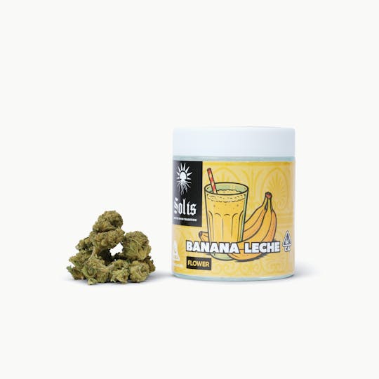 Solis - Banana Leche | Jarred Flower (14g) | Indica - 1