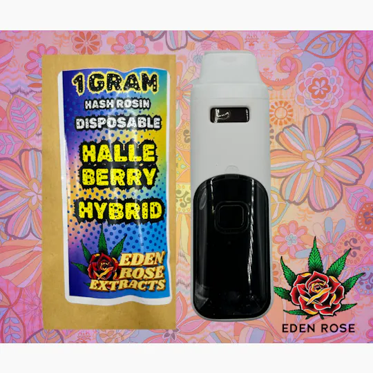 hash vape Golden Sands Live Hash Rosin Disposable Vape | 0.5g | 76.36% TAC 5.65% Terpenes