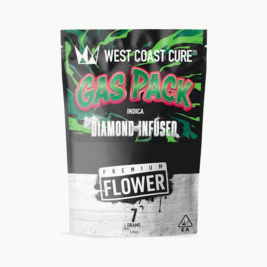 West Coast Cure - Gas Pack - 7G Diamond Infused Premium Flower - 1