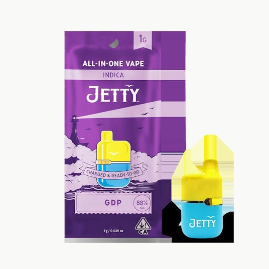 Jetty Extracts - GDP High THC 1G All-in-One Vape Pen - 1