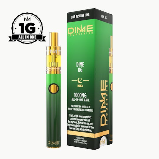 Dime Industries - Dime OG Live Reserve 1G All in One Device - 1