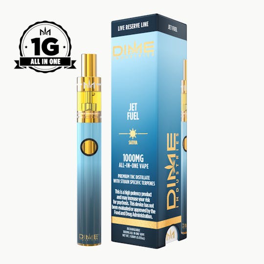 Dime Industries - Jet Fuel Live Reserve 1G All in One Device - 1