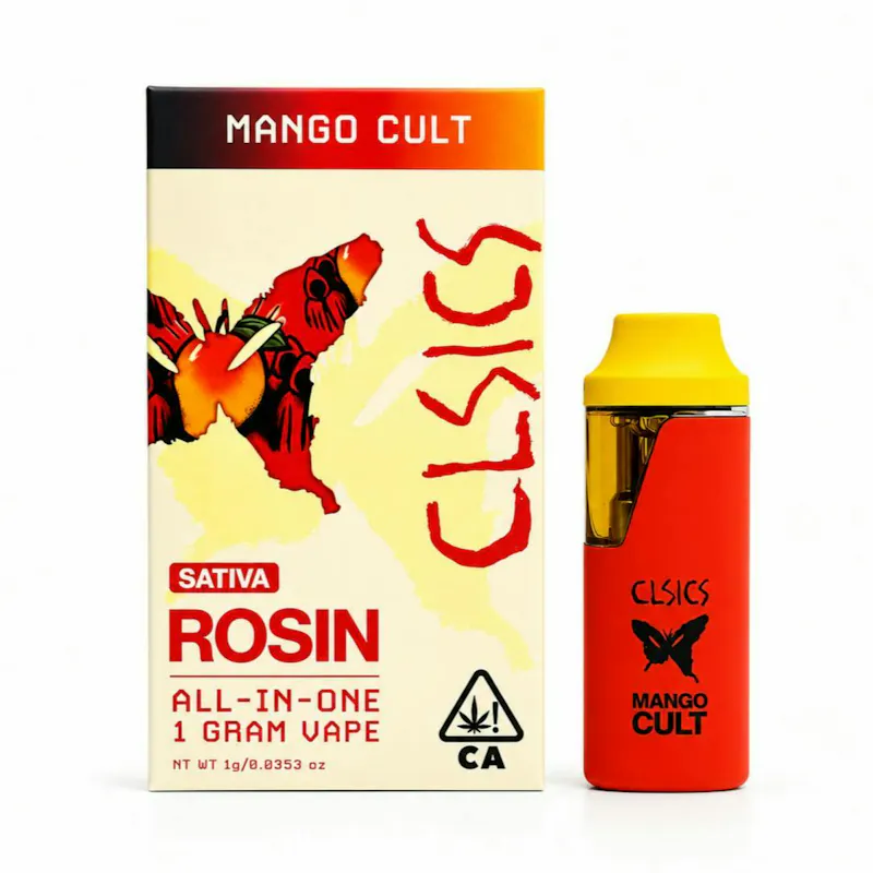CLSICS - Mango Cult - Live Rosin All in One Vape - 1g disposable