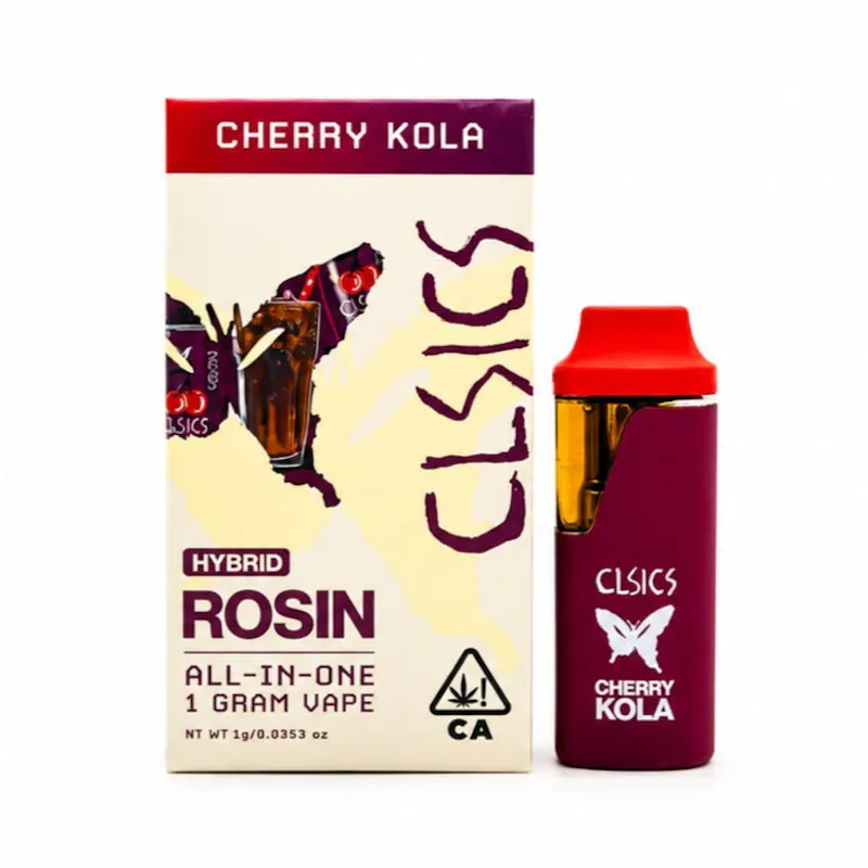 CLSICS - Cherry Kola - Live Rosin All in One Vape - 1g disposable