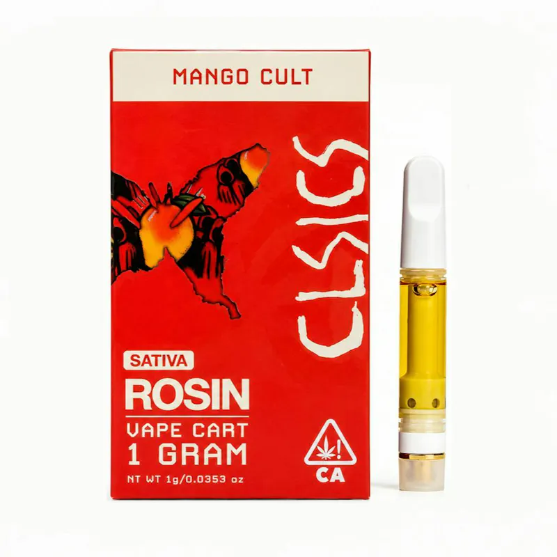 CLSICS - Mango Cult - Live Rosin Vape Cartridge - 1g cartridge