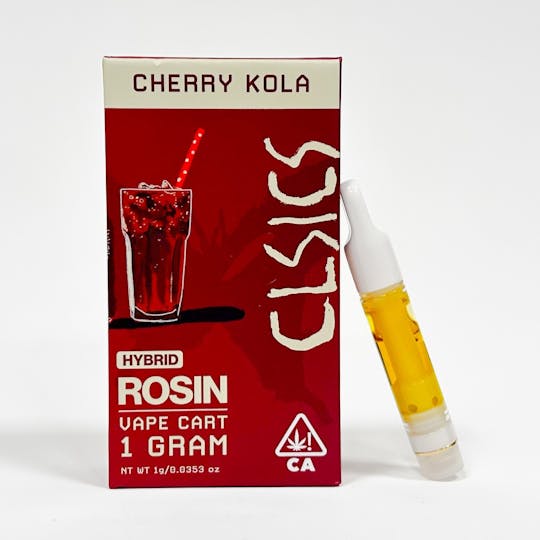 CLSICS Rosin & Rosin Infused Pre Rolls - Cherry Kola - Live Rosin Vape Cartridge 1g - 1