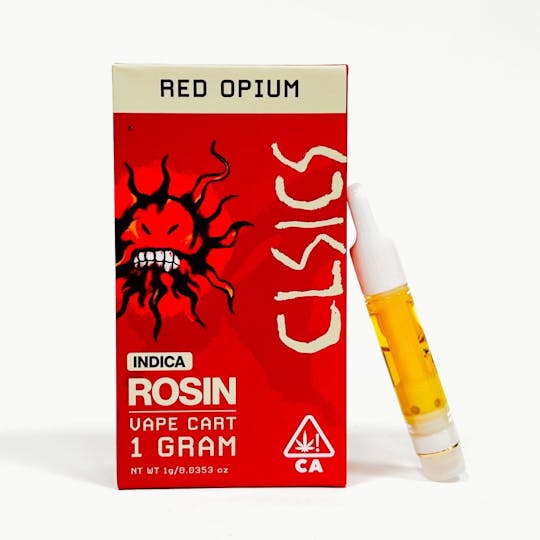 CLSICS Rosin & Rosin Infused Pre Rolls - Red Opium - Live Rosin Vape Cartridge 1g - 1