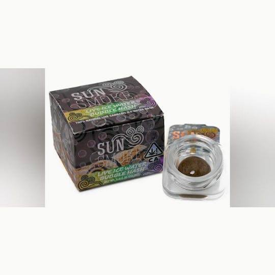 SunSmoke - SunSmoke 1.5g Live Ice Water Bubble Hash - Skunky Mint Pie (I) - 1