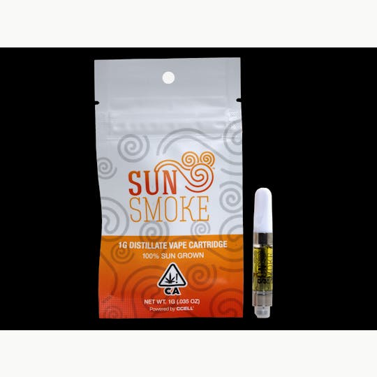 SunSmoke - SunSmoke 1g Distillate Vape Cart - Green Crack (S) - 1