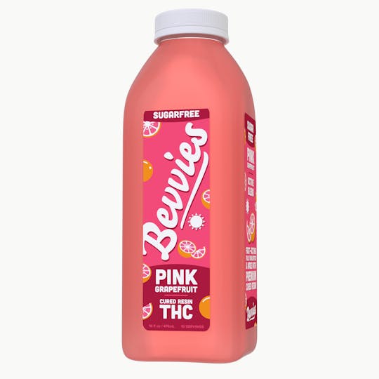 Bevvies - Sugar Free Pink Grapefruit - Active Blend 16oz Cured Resin Drink - 1