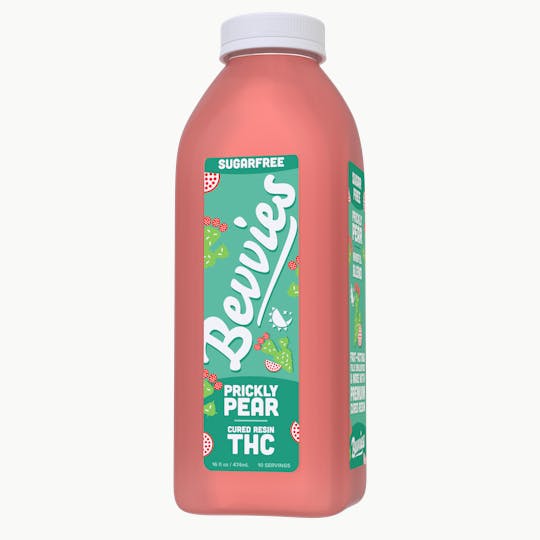 Bevvies - Sugar Free Prickly Pear - Mindful Blend 16oz Cured Resin Drink - 1