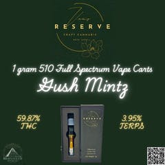 MidSouth Extracts - Van's Reserve - 1g 510 Full Spectrum - Gush Mintz - 1