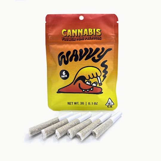 Wavvy - Prerolls - SUPER LCG - 3G - 6 Pack - Premium Prerolled Mini - 1
