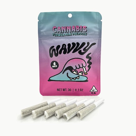 Wavvy - Prerolls - BLACK RUNTZ - 3G - 6 Pack - Premium Prerolled Mini - 1