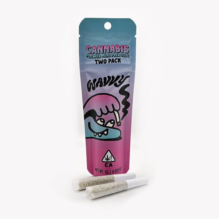 Wavvy - Prerolls - WHITE RUNTZ - 1G - 2 Pack - Premium Prerolled Mini - 1