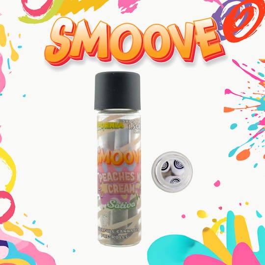 Smoove - Smoove Pre Roll Peaches N' Cream 3 x 0.5 - 1.5 G - 1