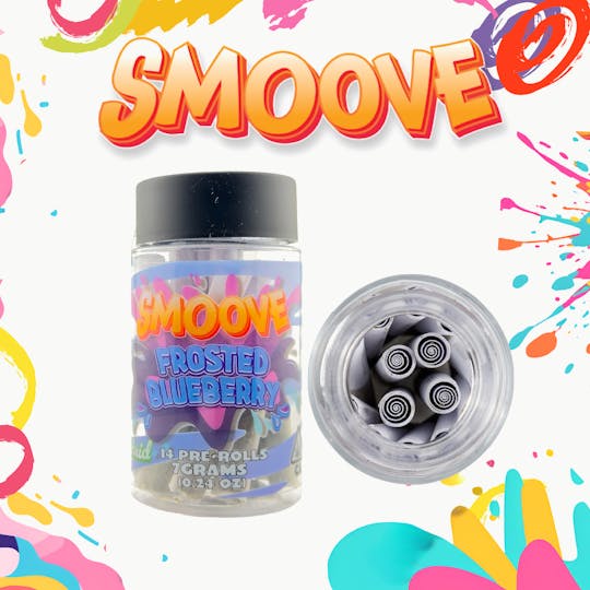 Smoove - Smoove Pre Roll Frosted Blueberry 14 x 0.5 - 7 G - 1
