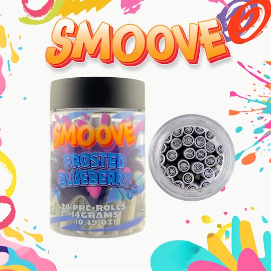 Smoove - Smoove Pre Roll Frosted Blueberry 28 x 0.5 - 14 G - 1