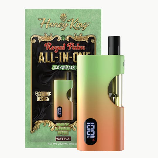 Honey King - 2G ROYAL PALM PREMIUM OIL ALL-IN-ONE - KEY LIME PIE - 1