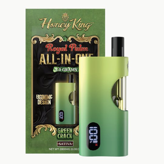 Honey King - 2G ROYAL PALM PREMIUM OIL ALL-IN-ONE - GREEN CRACK - 1