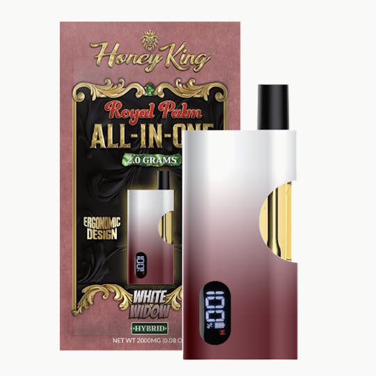 Honey King - 2G ROYAL PALM PREMIUM OIL ALL-IN-ONE - WHITE WIDOW - 1