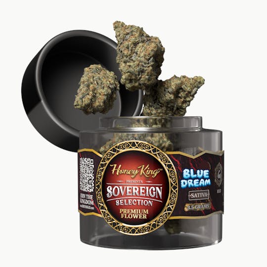 Honey King - 3.5G SOVEREIGN SELECTION INDOOR FLOWER - BLUE DREAM - 1