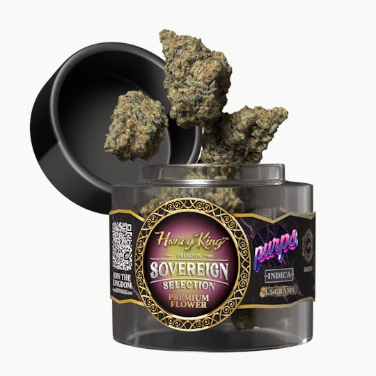 Honey King - 3.5G SOVEREIGN SELECTION INDOOR FLOWER - PURPS - 1