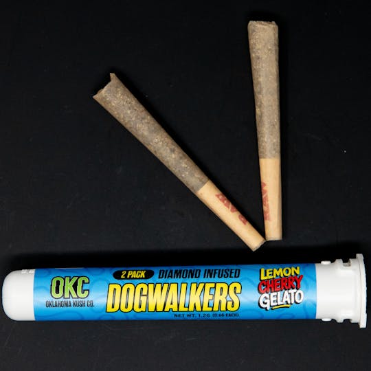 Oil Traderz - Lemon Cherry Gelato - Oklahoma Kush Co. - Dog Walkers - 1.2g - 1
