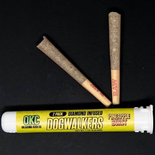 Oil Traderz - Pineapple Burst - Oklahoma Kush Co. - Dog Walkers - 1.2g - 1