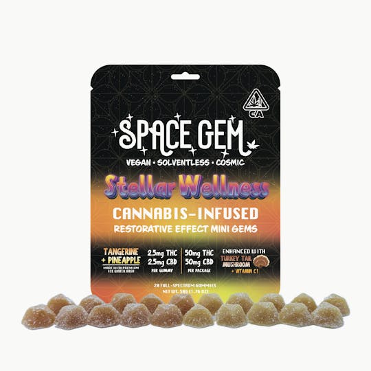 Space Gem - Space Gem - Restorative Effect Mini Gems- 20pk - 50mg THC : 50mg CBD - 1