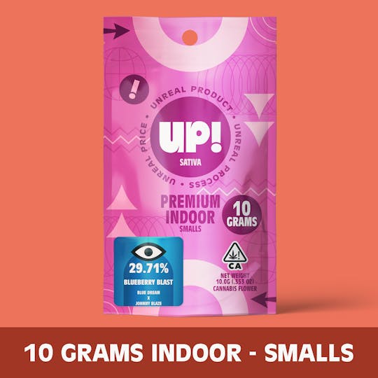 UP! - Blueberry Blast (Sativa) Premium Indoor Smalls 10g - 1