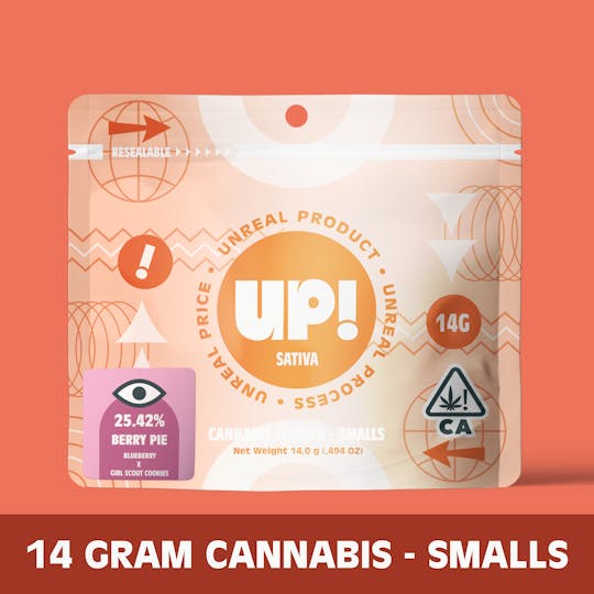 UP! - Berry Pie (Sativa) Cannabis Smalls 14g - 1
