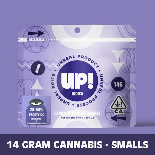 UP! - Frosty OG (Indica) Cannabis Smalls 14g - 1