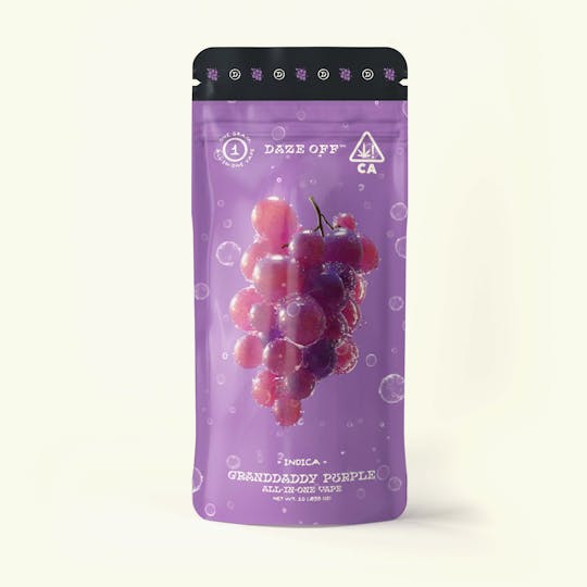 Daze Off CA - Grand Daddy Purple All-in-one Vape (1g) - 1